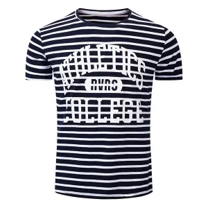 100% Cotton Striped T Shirts