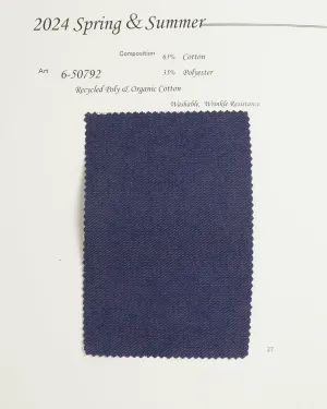 6-50792 Recycled Poly & Organic Cotton