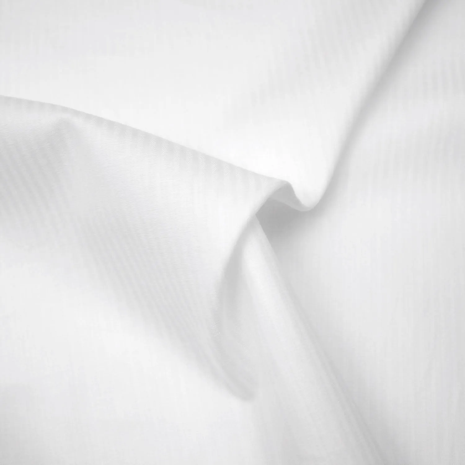 Aaron White Striped Cotton SHOWROOM SAMPLE 34CM X 60CM