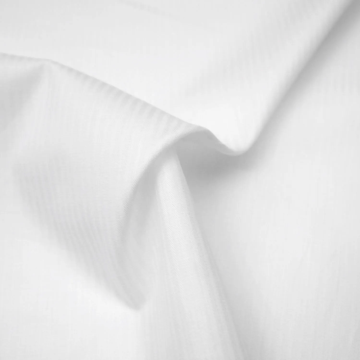 Aaron White Striped Cotton SHOWROOM SAMPLE 34CM X 60CM