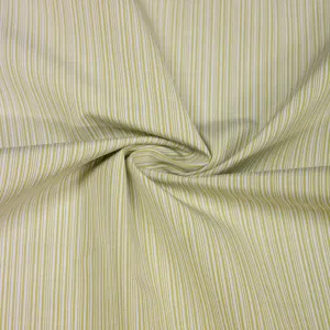 Abel Grey & Green Striped Cotton Poplin SHOWROOM SAMPLE 34CM X 60CM