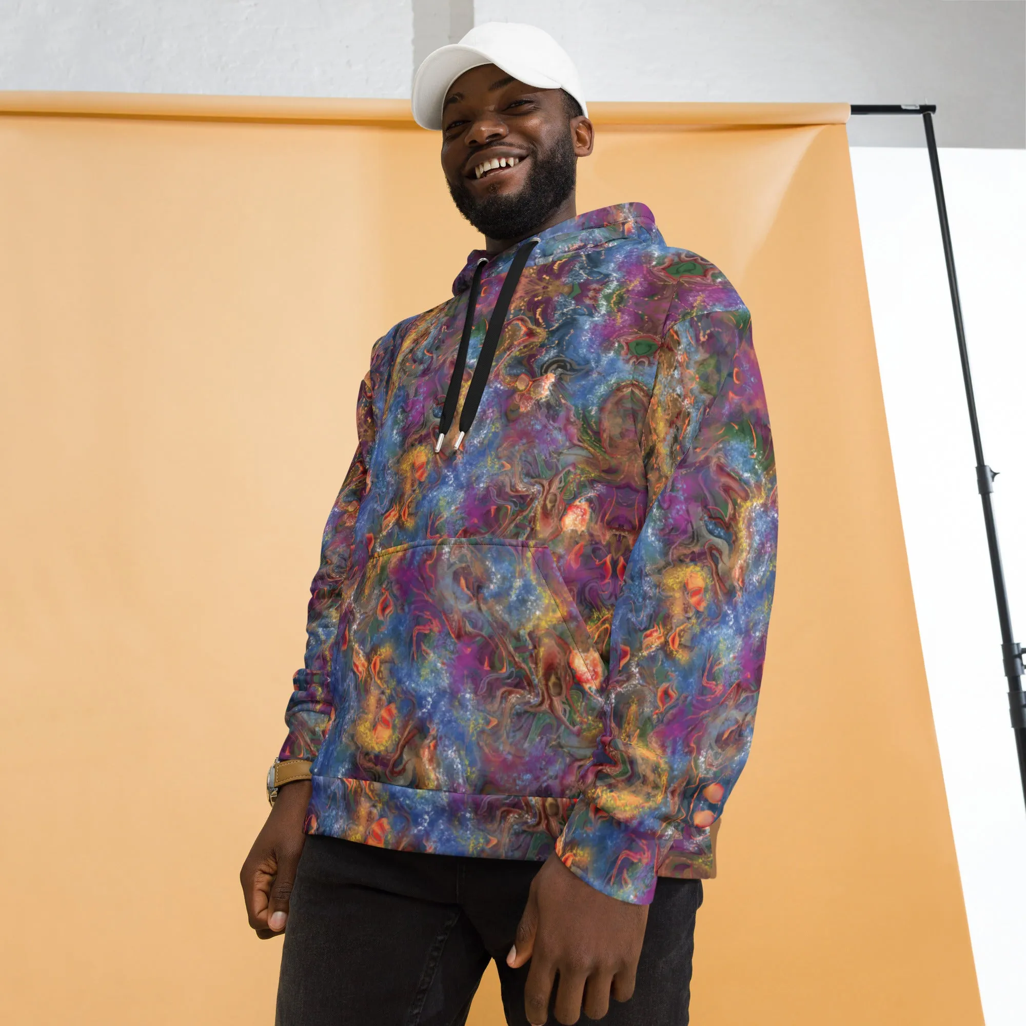 Abstract Painting Recycled Hoodie