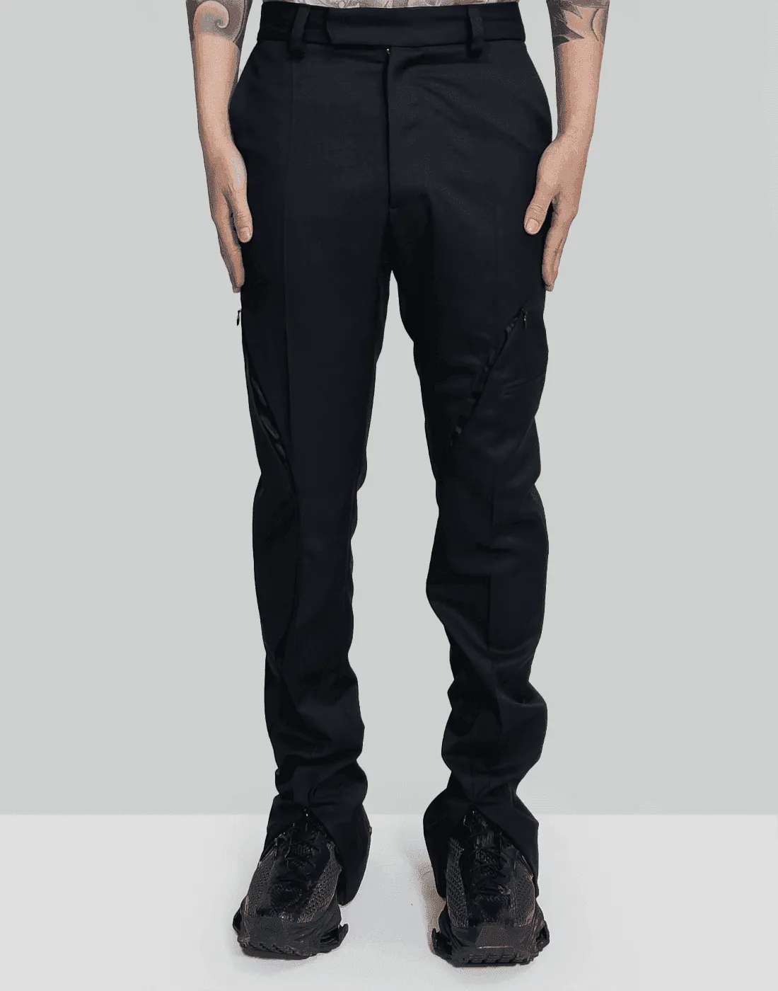ADIAMORPHIC TAILORED TROUSERS