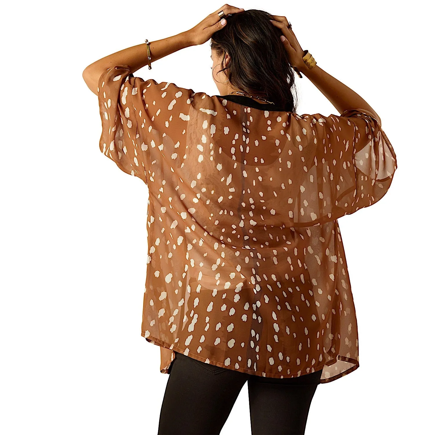Ariat Women's Fawn Kimono Wrap - Fawn