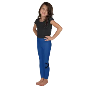 Athletic Apparatus Blue 2 Black logo V3 Kid's Leggings
