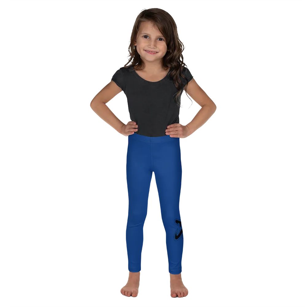 Athletic Apparatus Blue 2 Black logo V3 Kid's Leggings