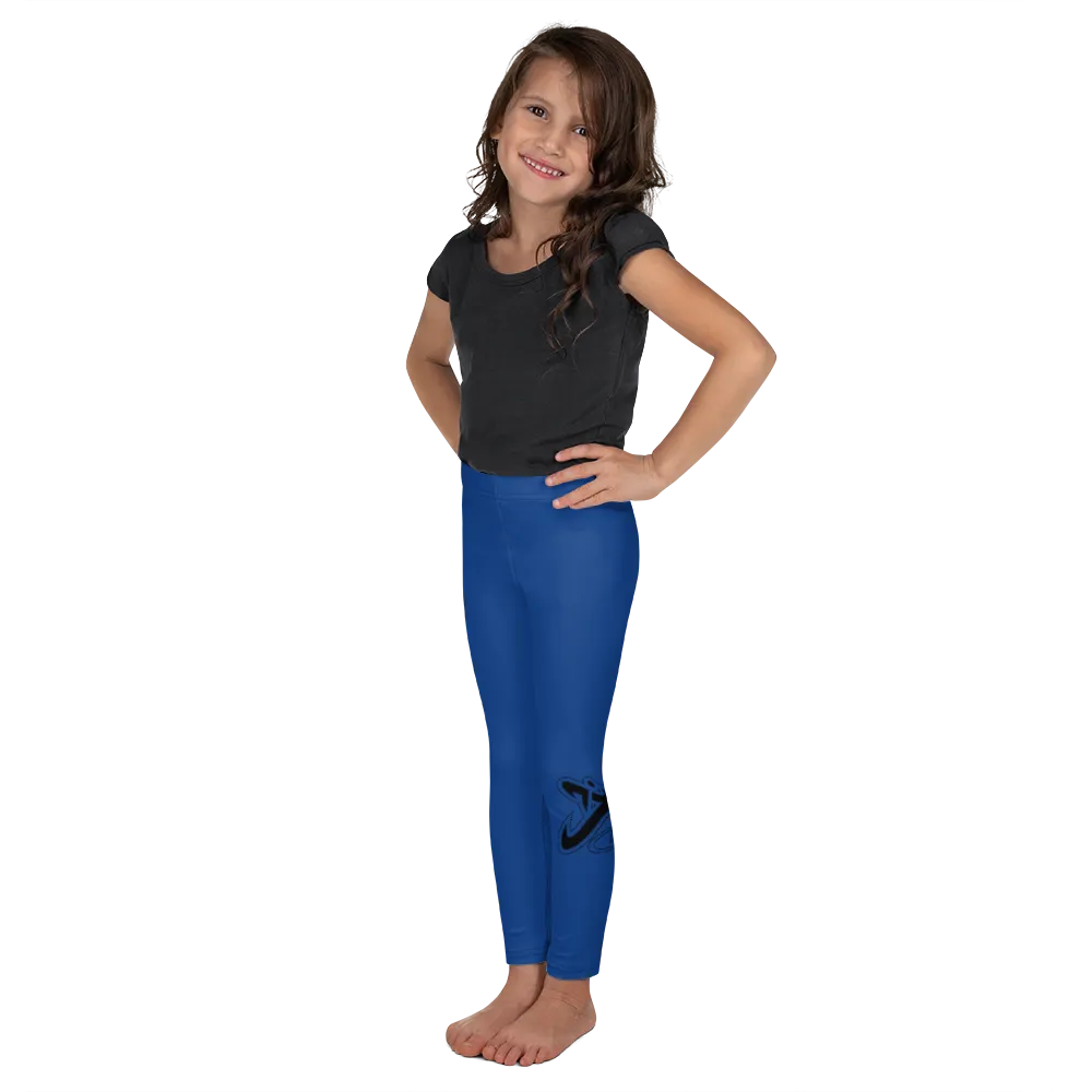 Athletic Apparatus Blue 2 Black logo V3 Kid's Leggings