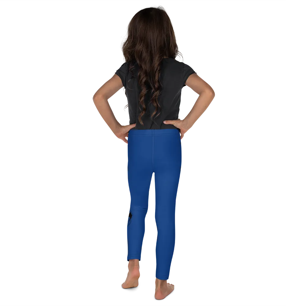 Athletic Apparatus Blue 2 Black logo V3 Kid's Leggings