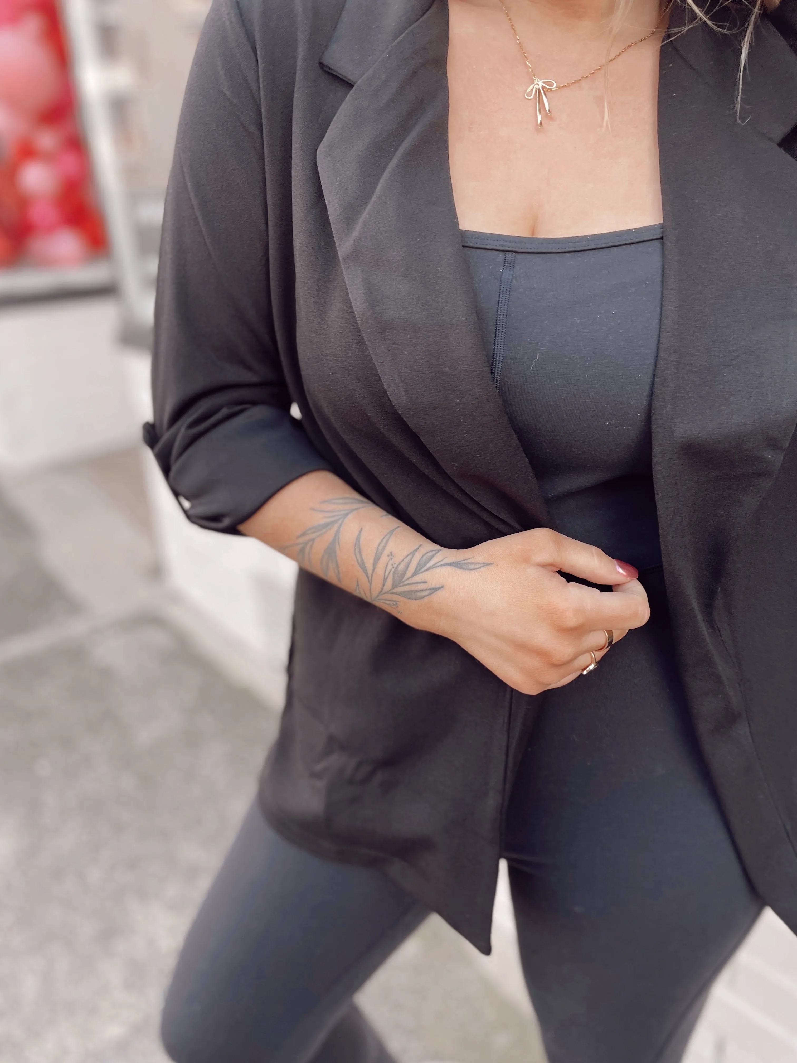 Back to Basics Blazer in Black
