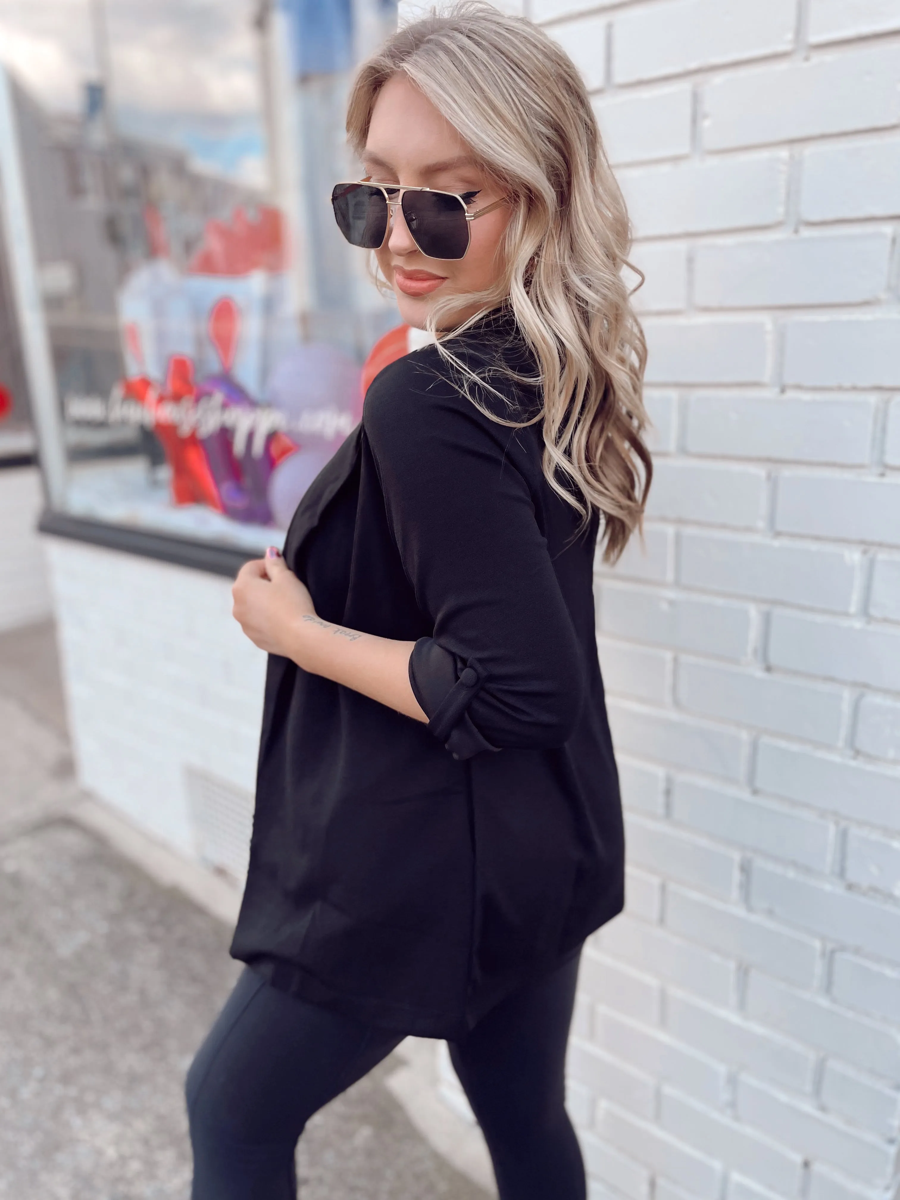 Back to Basics Blazer in Black