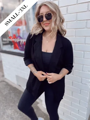 Back to Basics Blazer in Black