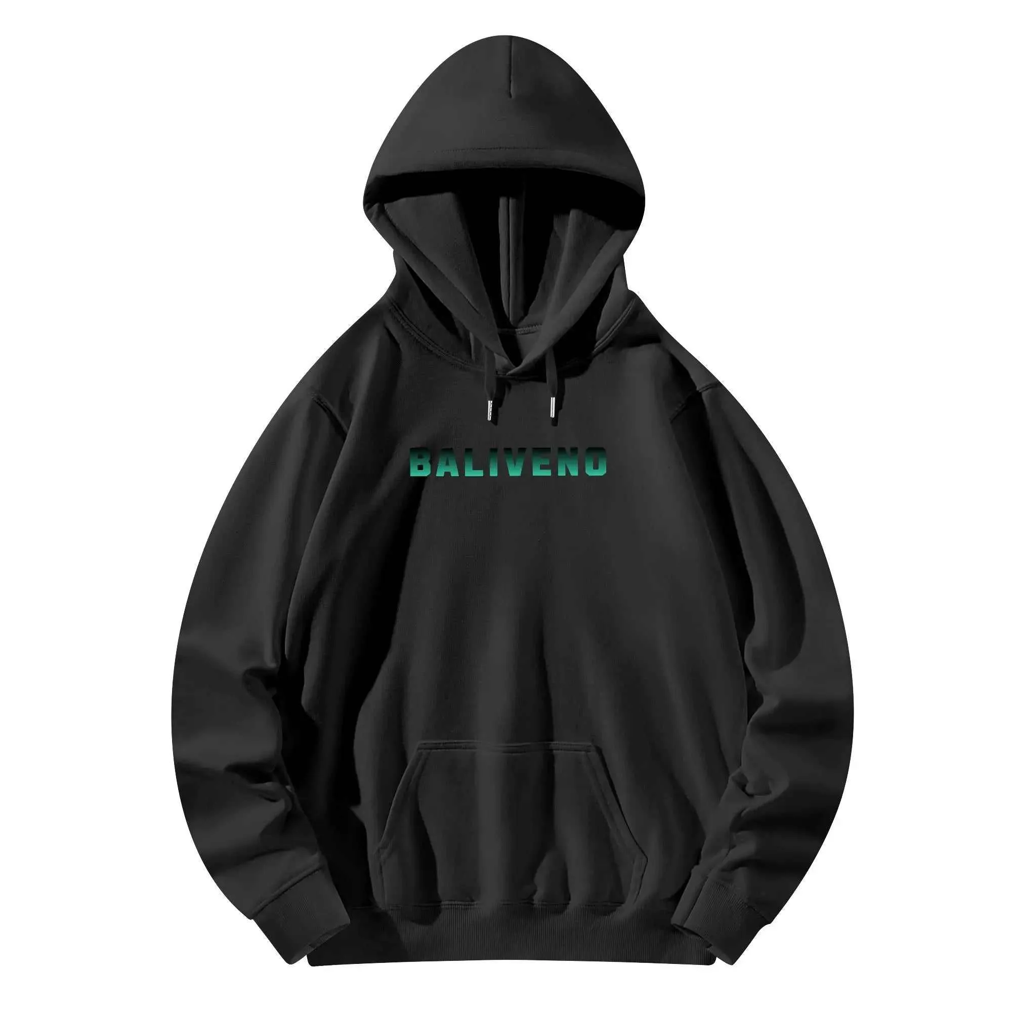 Baliveno Luxurious Unisex Cotton Hoodie – Front & Back Logo Print