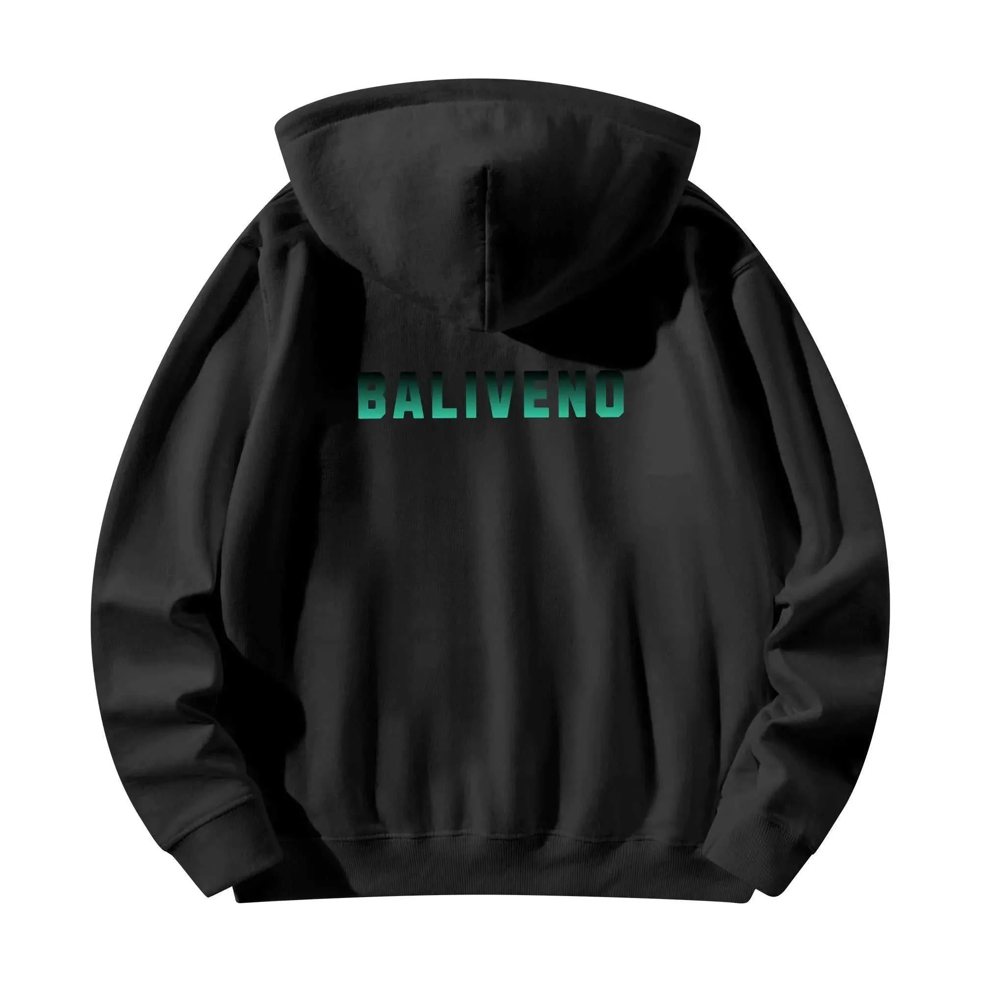 Baliveno Luxurious Unisex Cotton Hoodie – Front & Back Logo Print