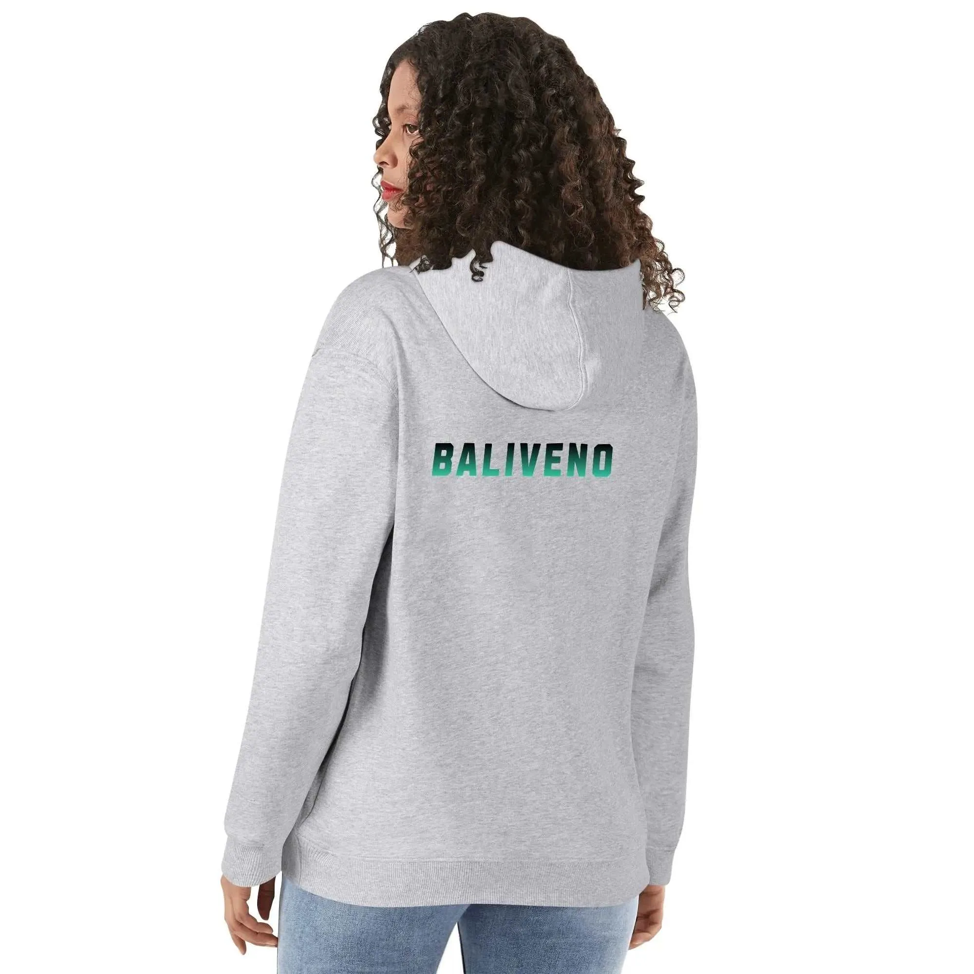 Baliveno Luxurious Unisex Cotton Hoodie – Front & Back Logo Print