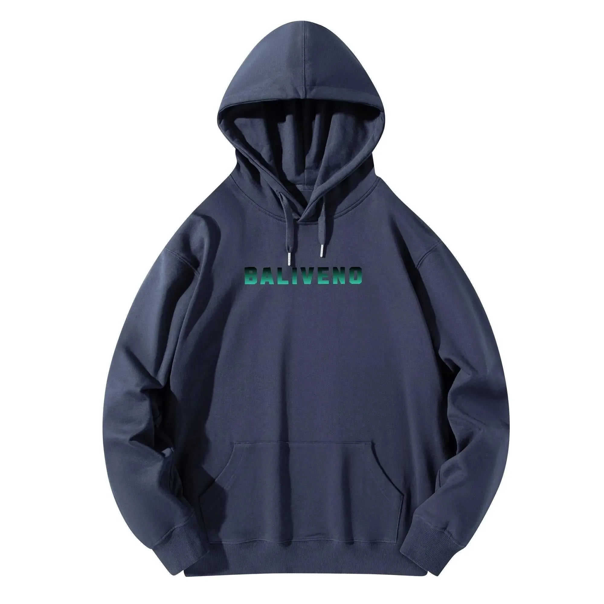 Baliveno Luxurious Unisex Cotton Hoodie – Front & Back Logo Print