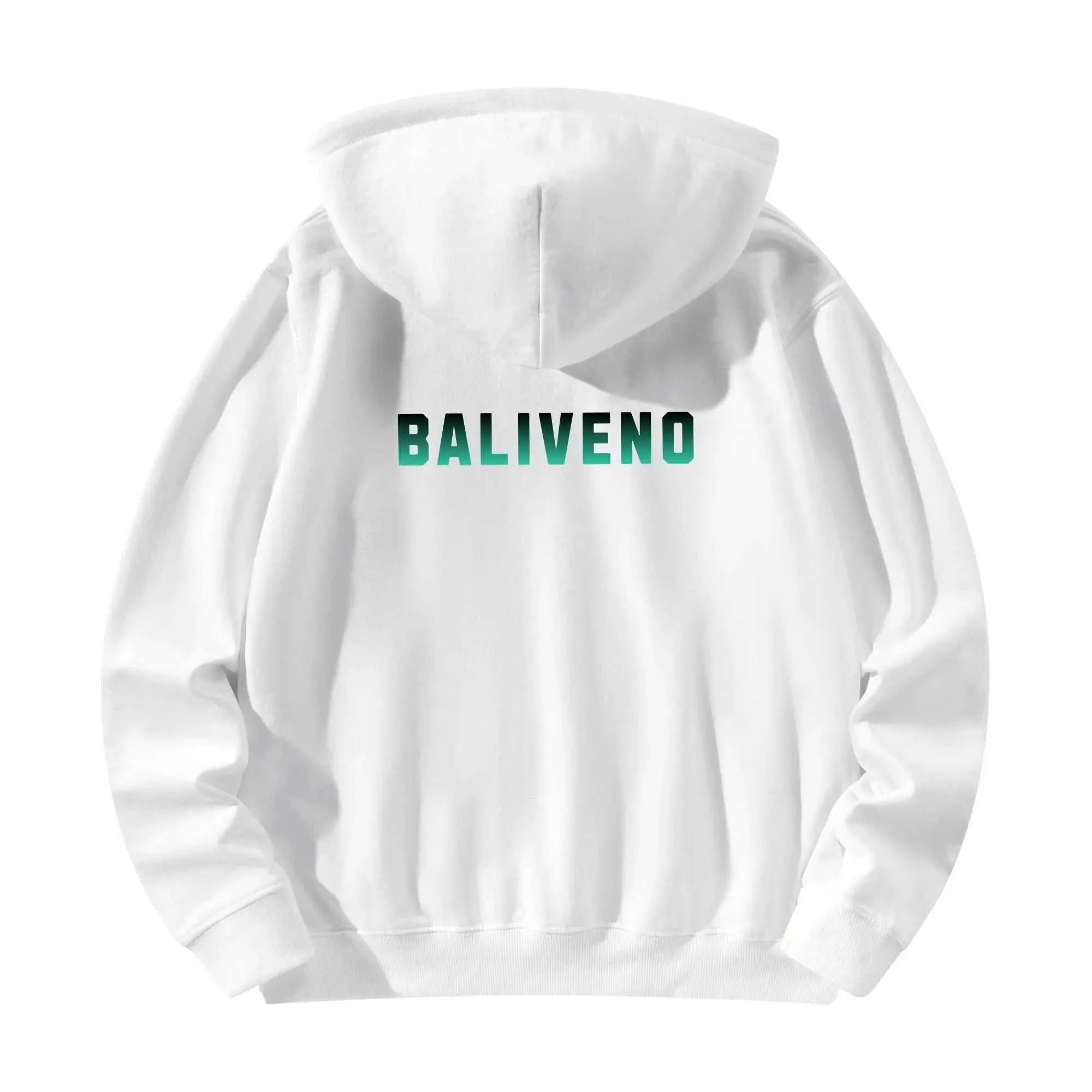 Baliveno Luxurious Unisex Cotton Hoodie – Front & Back Logo Print