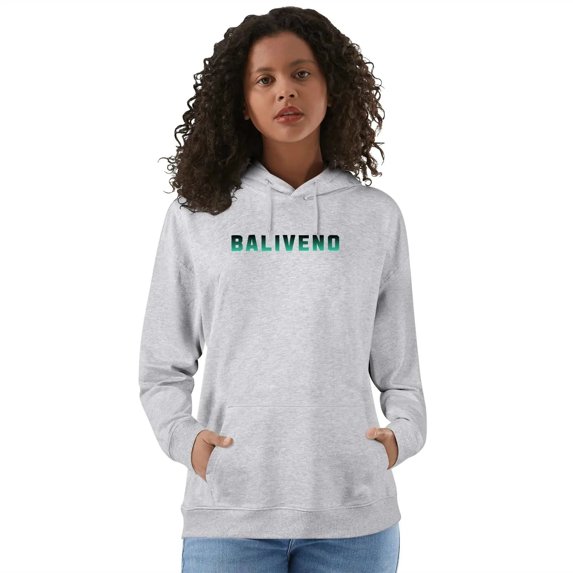 Baliveno Luxurious Unisex Cotton Hoodie – Front & Back Logo Print