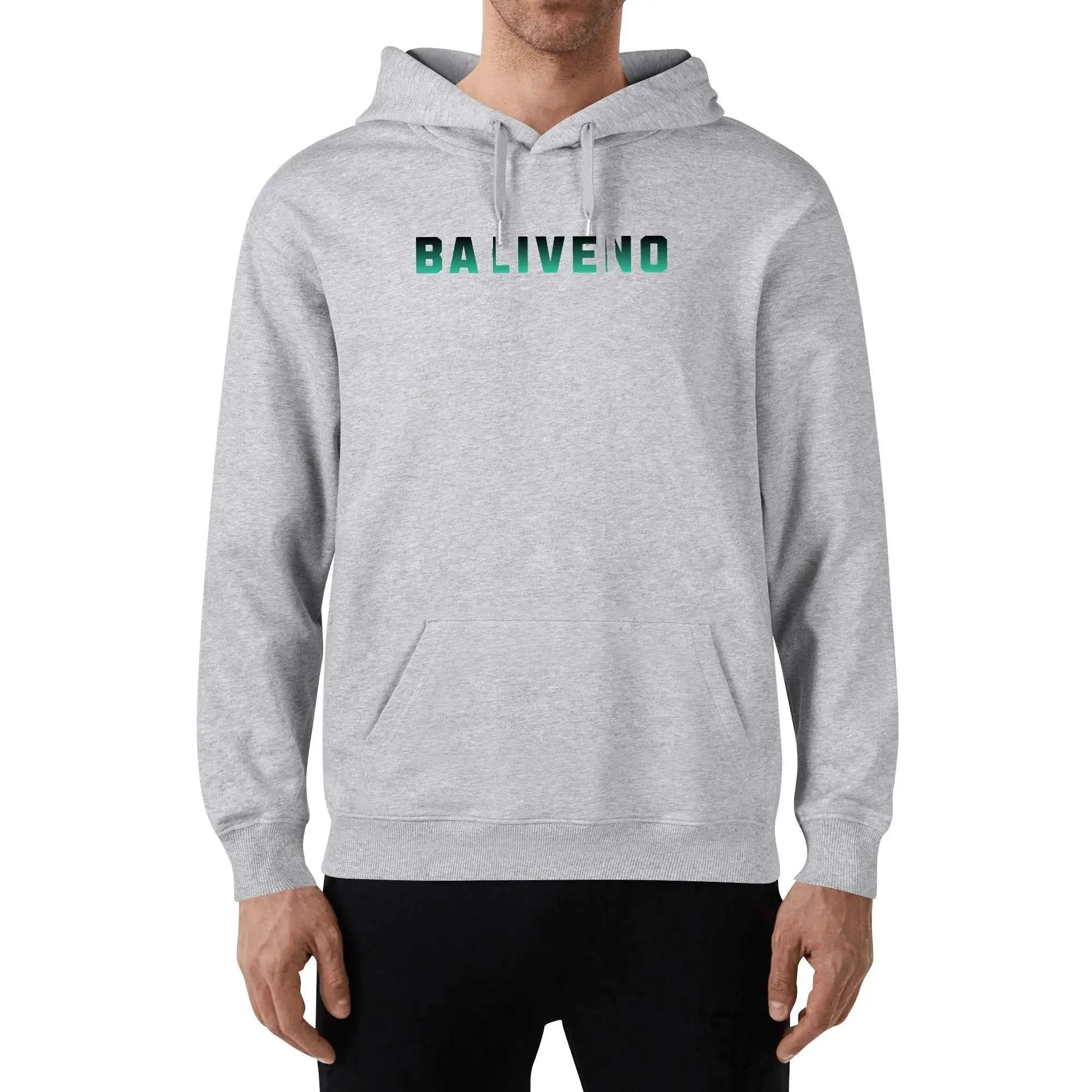 Baliveno Luxurious Unisex Cotton Hoodie – Front & Back Logo Print