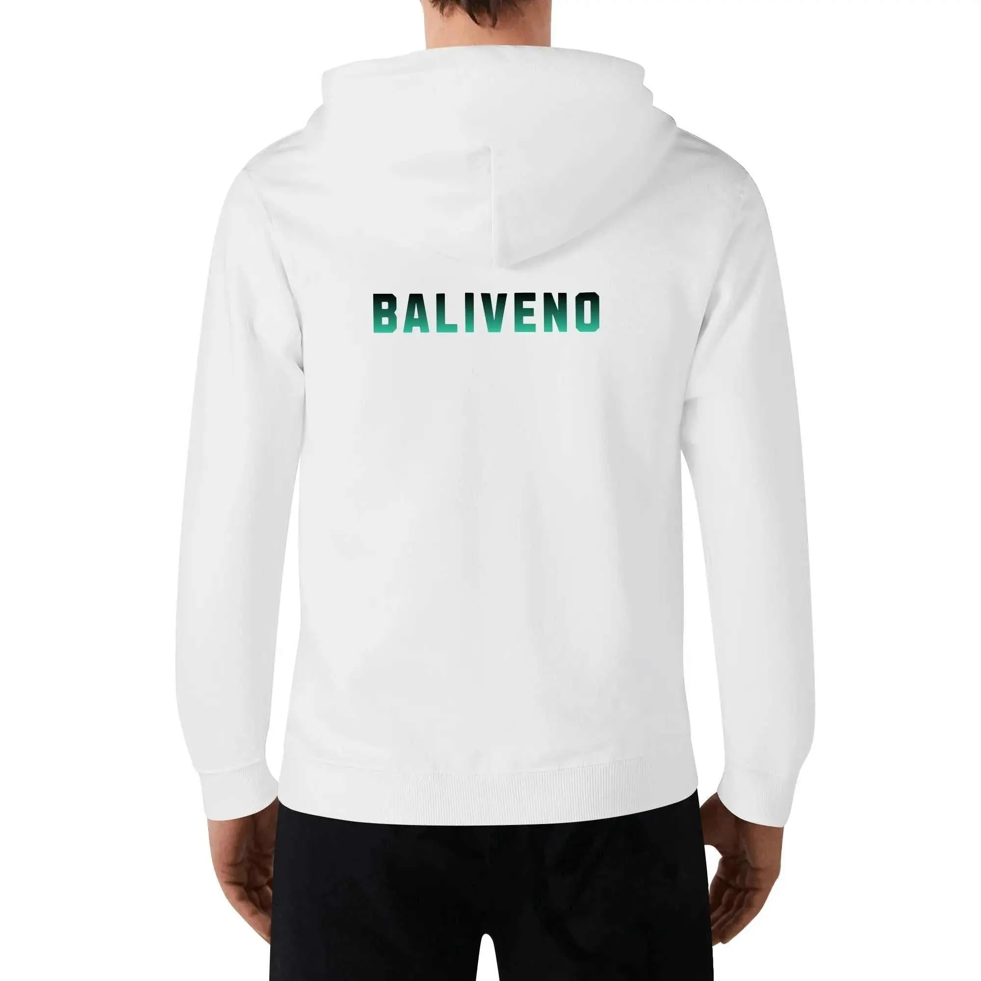 Baliveno Luxurious Unisex Cotton Hoodie – Front & Back Logo Print