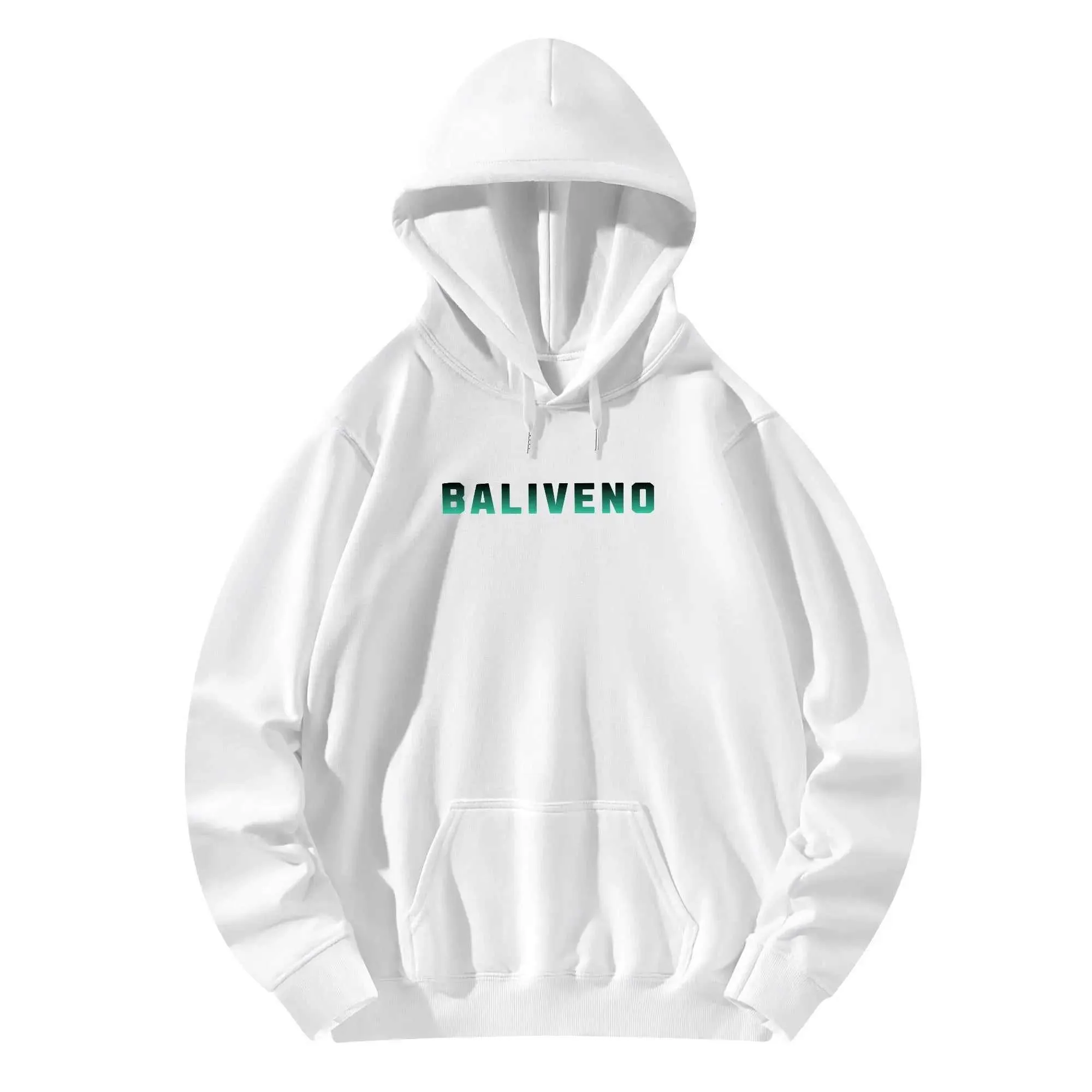 Baliveno Luxurious Unisex Cotton Hoodie – Front & Back Logo Print