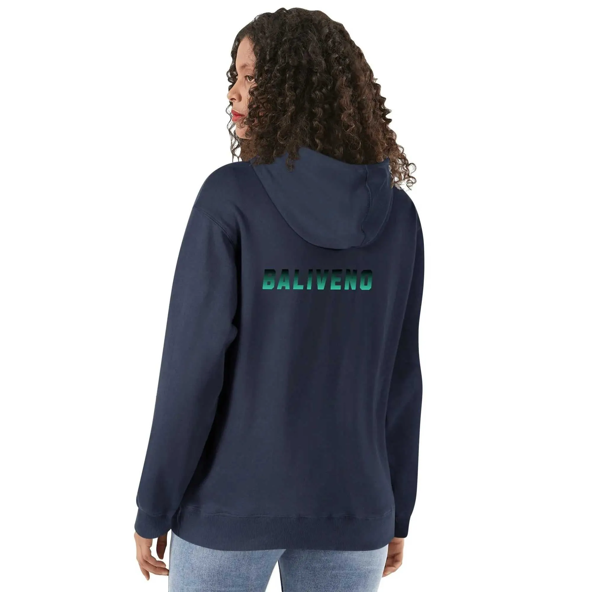 Baliveno Luxurious Unisex Cotton Hoodie – Front & Back Logo Print