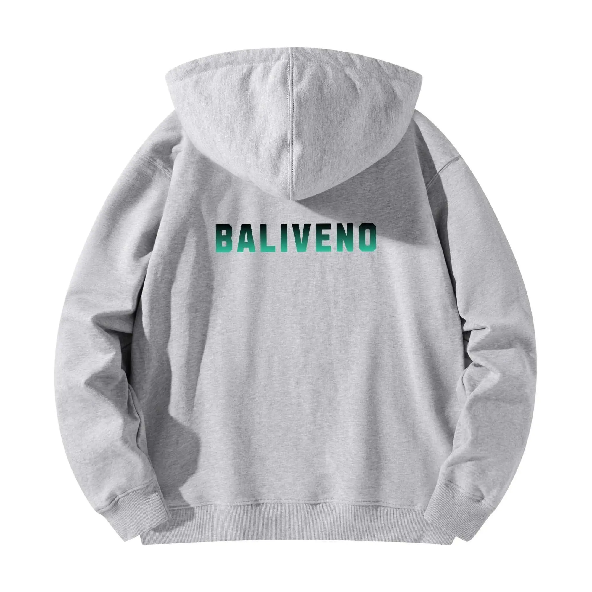 Baliveno Luxurious Unisex Cotton Hoodie – Front & Back Logo Print