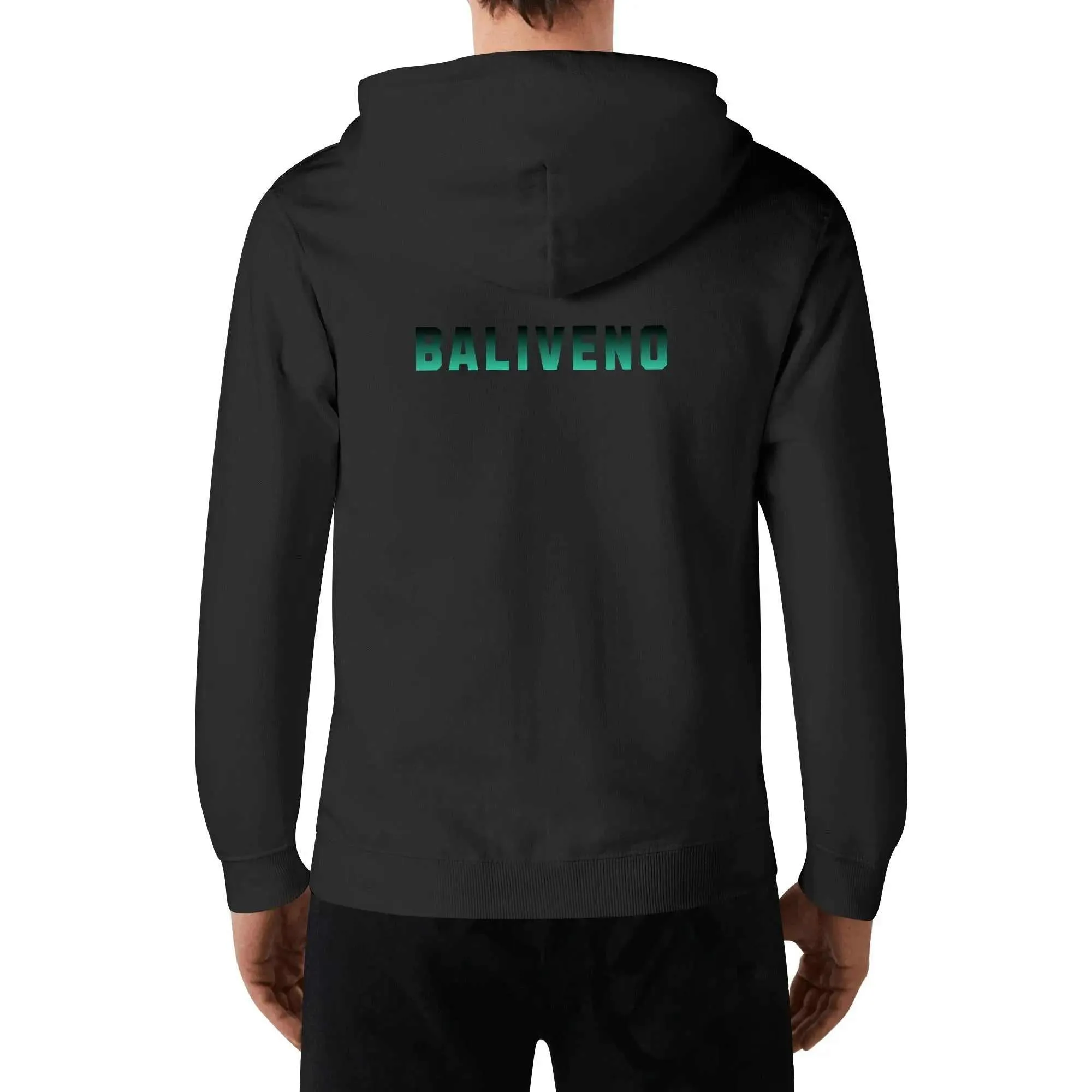 Baliveno Luxurious Unisex Cotton Hoodie – Front & Back Logo Print