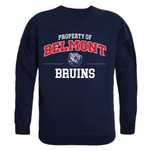 Belmont State University Bruins Property Crewneck Pullover Sweatshirt Sweater Navy