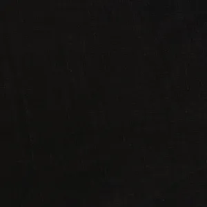 Black Plain Viscose Linen Satin Fabric (Wholesale)