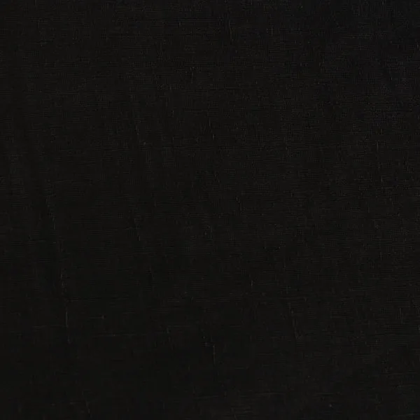 Black Plain Viscose Linen Satin Fabric (Wholesale)