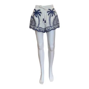 Blue Palm Trees Richelieu Shorts