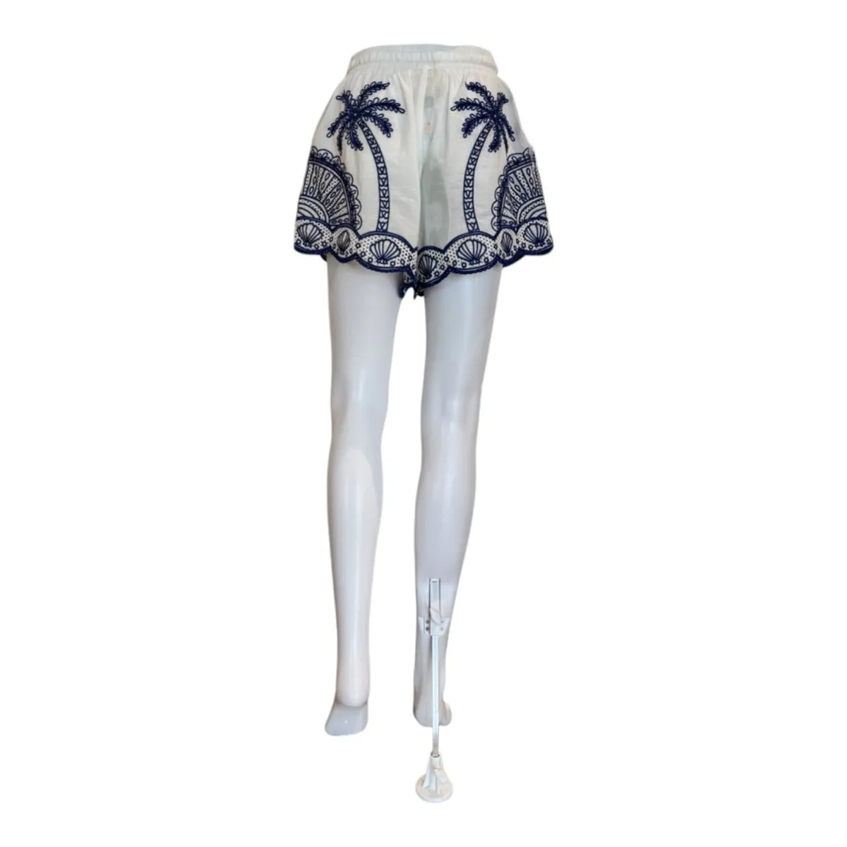 Blue Palm Trees Richelieu Shorts