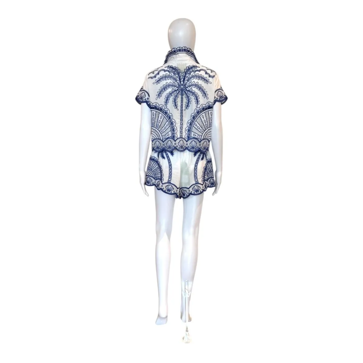 Blue Palm Trees Richelieu Shorts