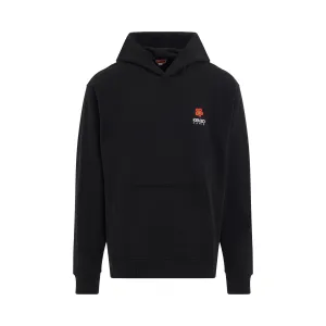 Boke Flower Crest Classic Hoodie in Black