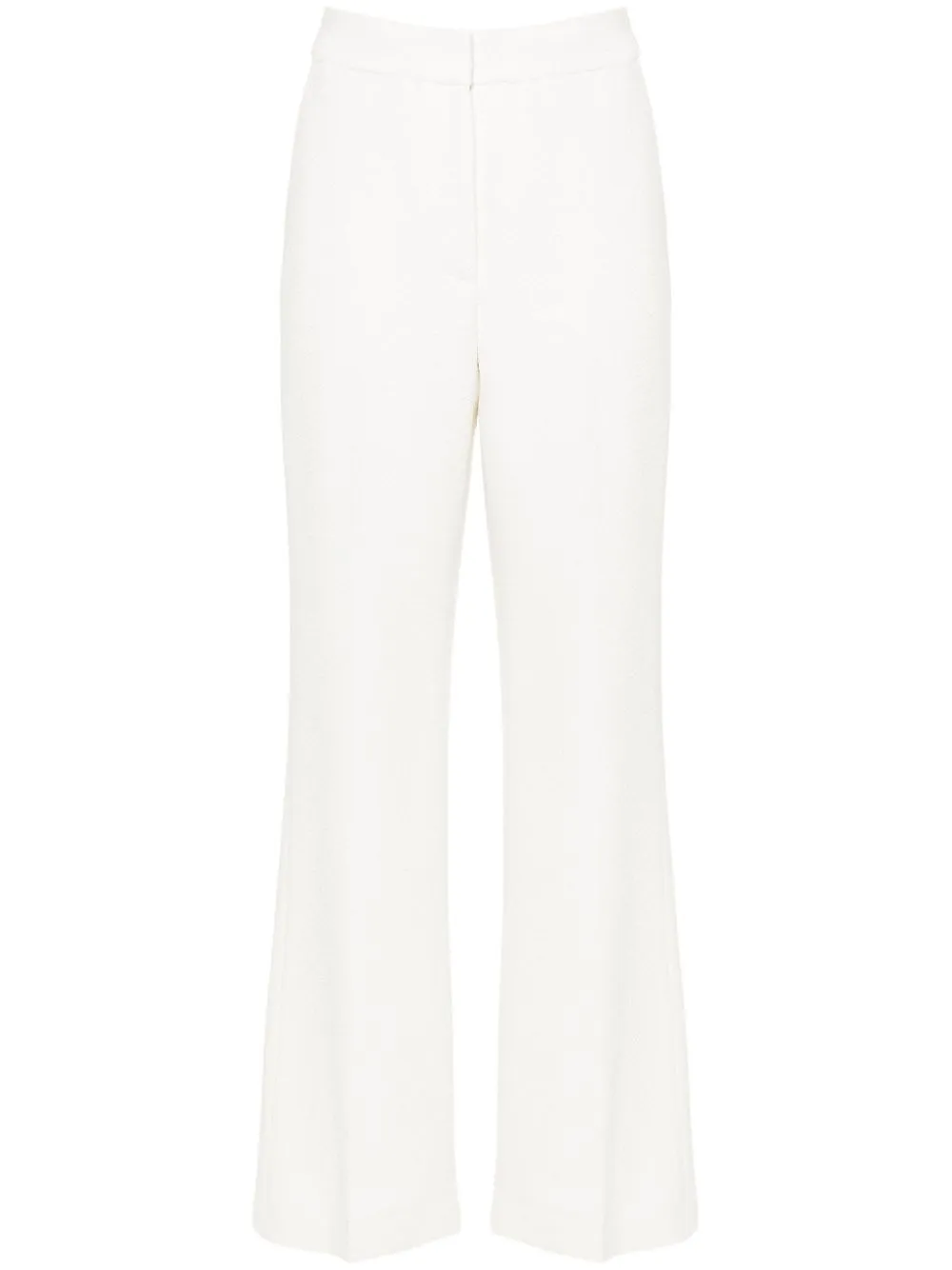 bouclé tailored trousers