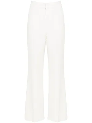 bouclé tailored trousers