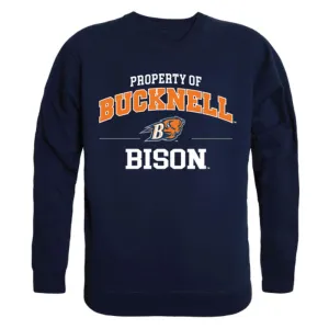 Bucknell University Bison Property Crewneck Pullover Sweatshirt Sweater Navy