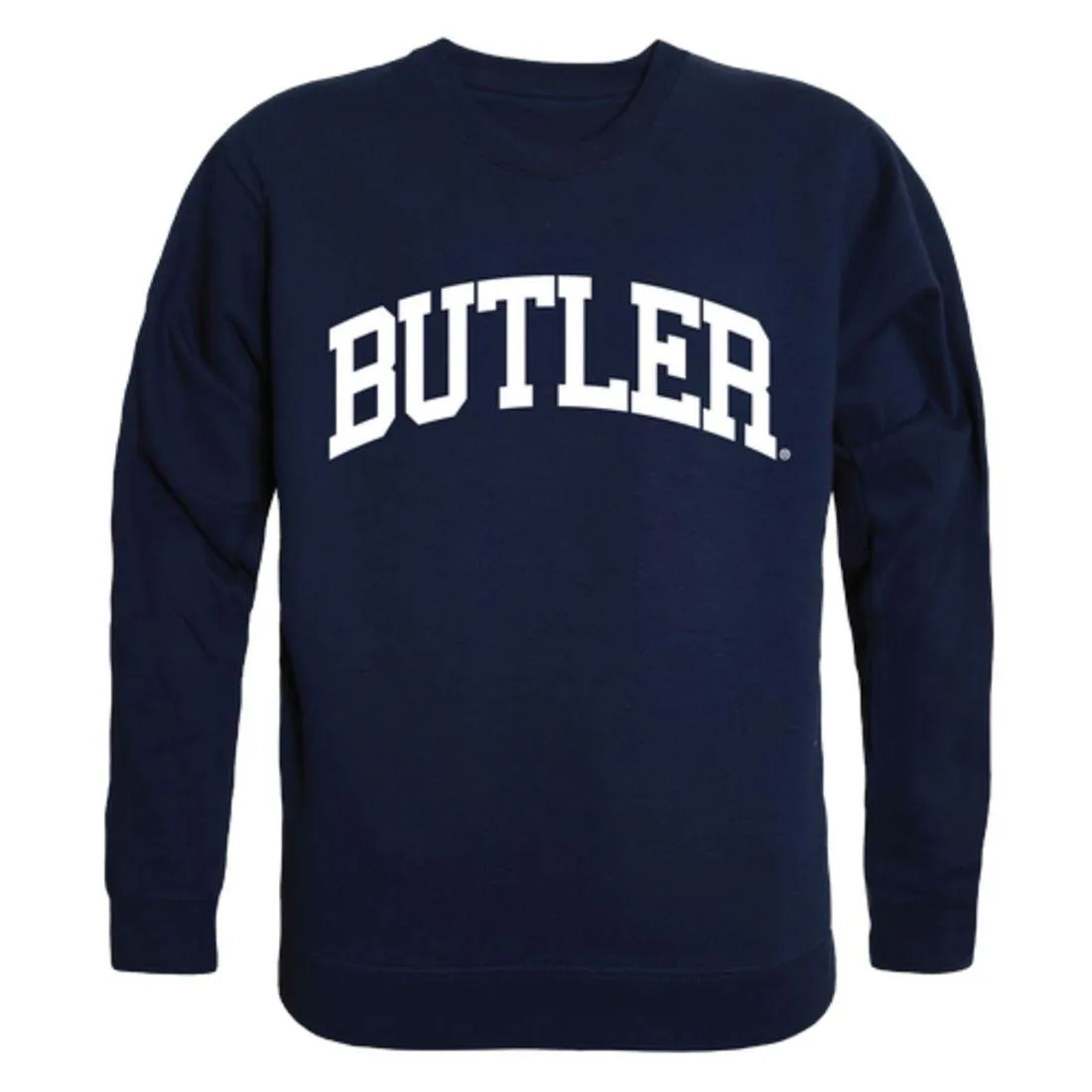 Butler University Bulldog Arch Crewneck Pullover Sweatshirt Sweater Navy