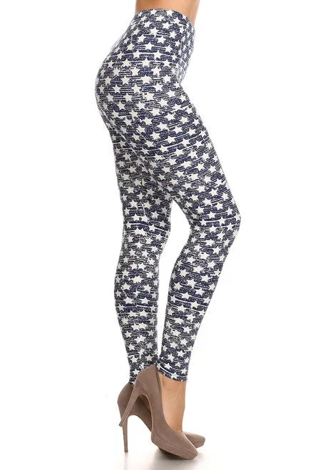 Buttery Soft Rustic Star Leggings- Overstock Sale