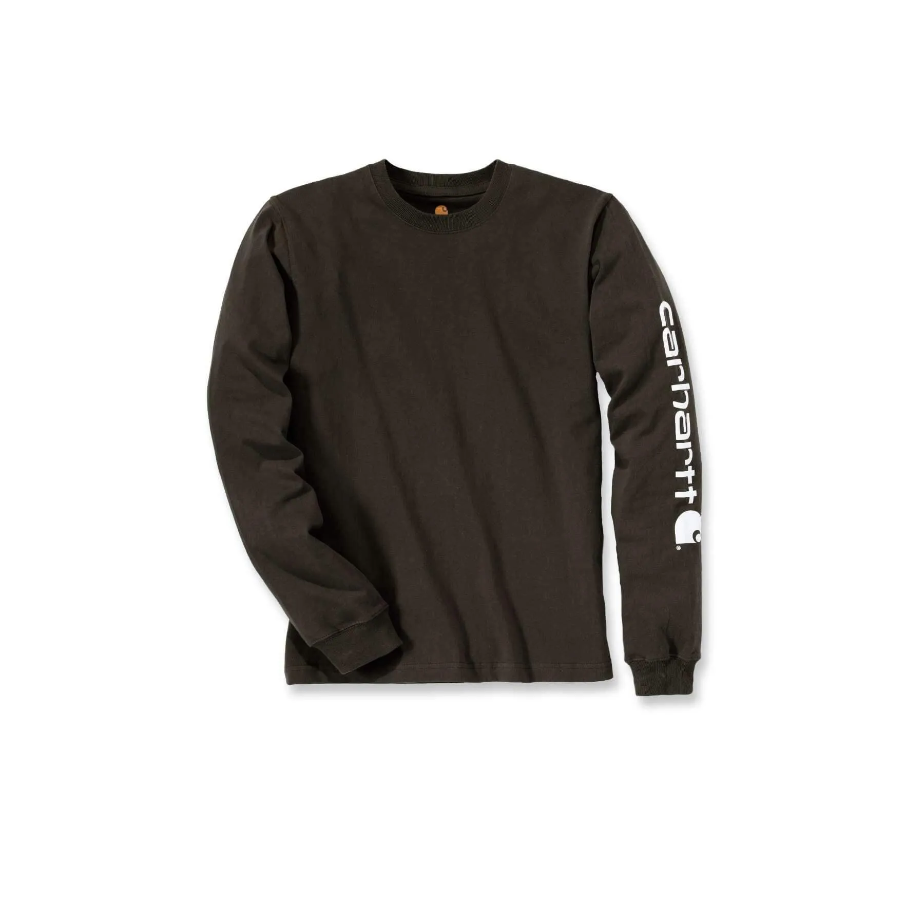 Carhartt Heavyweight Relaxed Fit Long-Sleeve Logo T-Shirt EK231