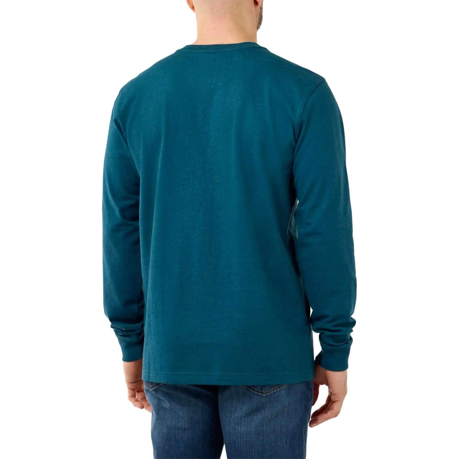 Carhartt Heavyweight Relaxed Fit Long-Sleeve Logo T-Shirt EK231