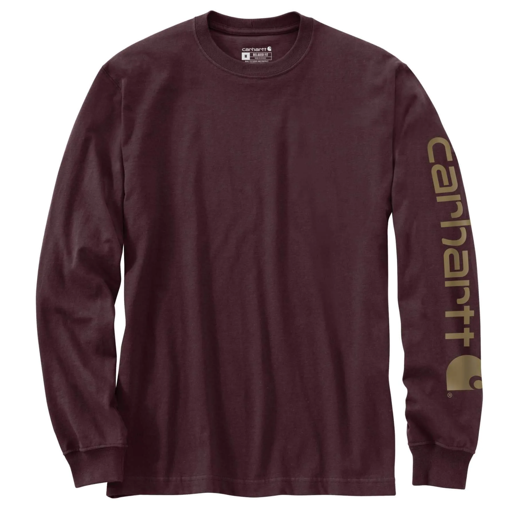 Carhartt Heavyweight Relaxed Fit Long-Sleeve Logo T-Shirt EK231