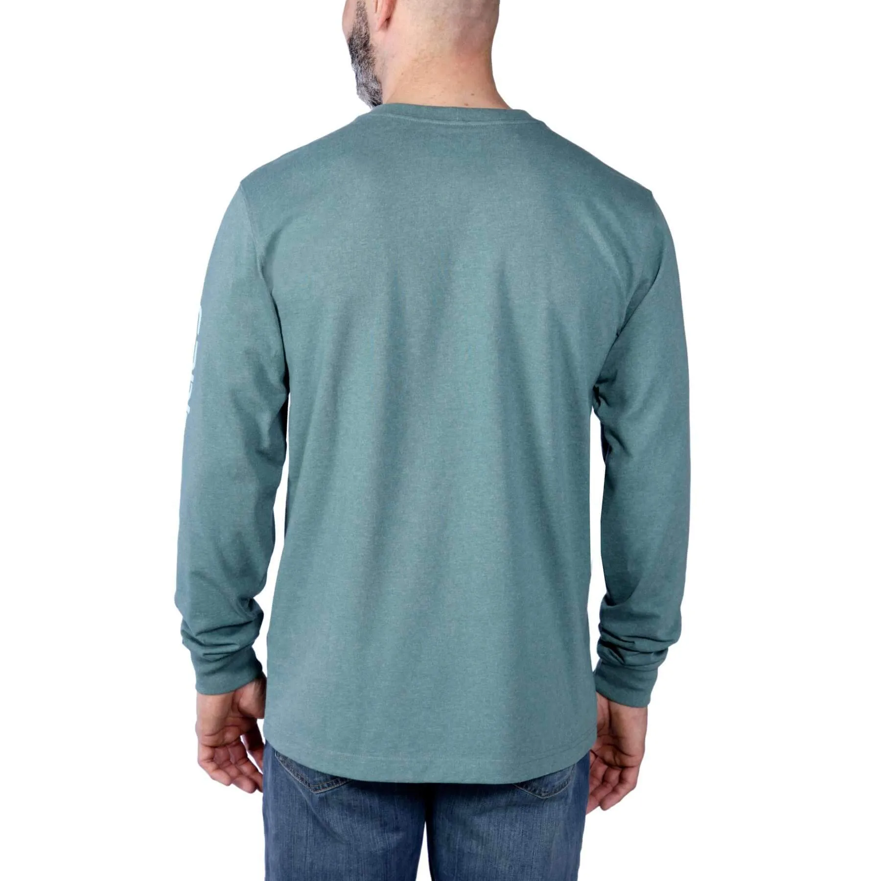 Carhartt Heavyweight Relaxed Fit Long-Sleeve Logo T-Shirt EK231