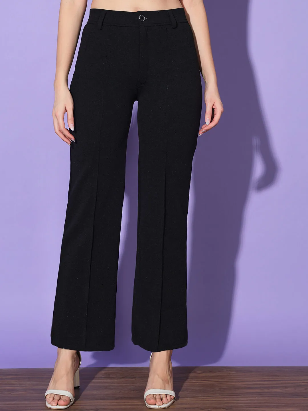 Carrera Full Length Women Formal Trousers and Pants-3298
