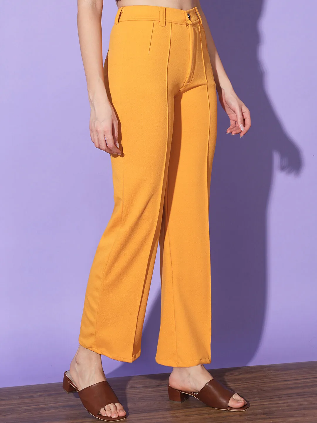Carrera Full Length Women Formal Trousers and Pants-3298