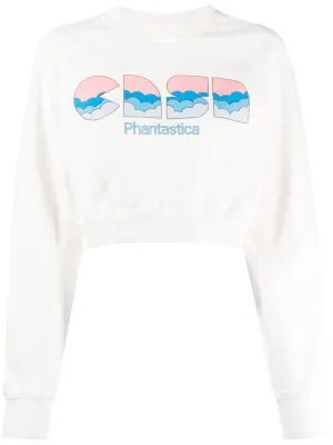 Casa Clouds cropped sweatshirt