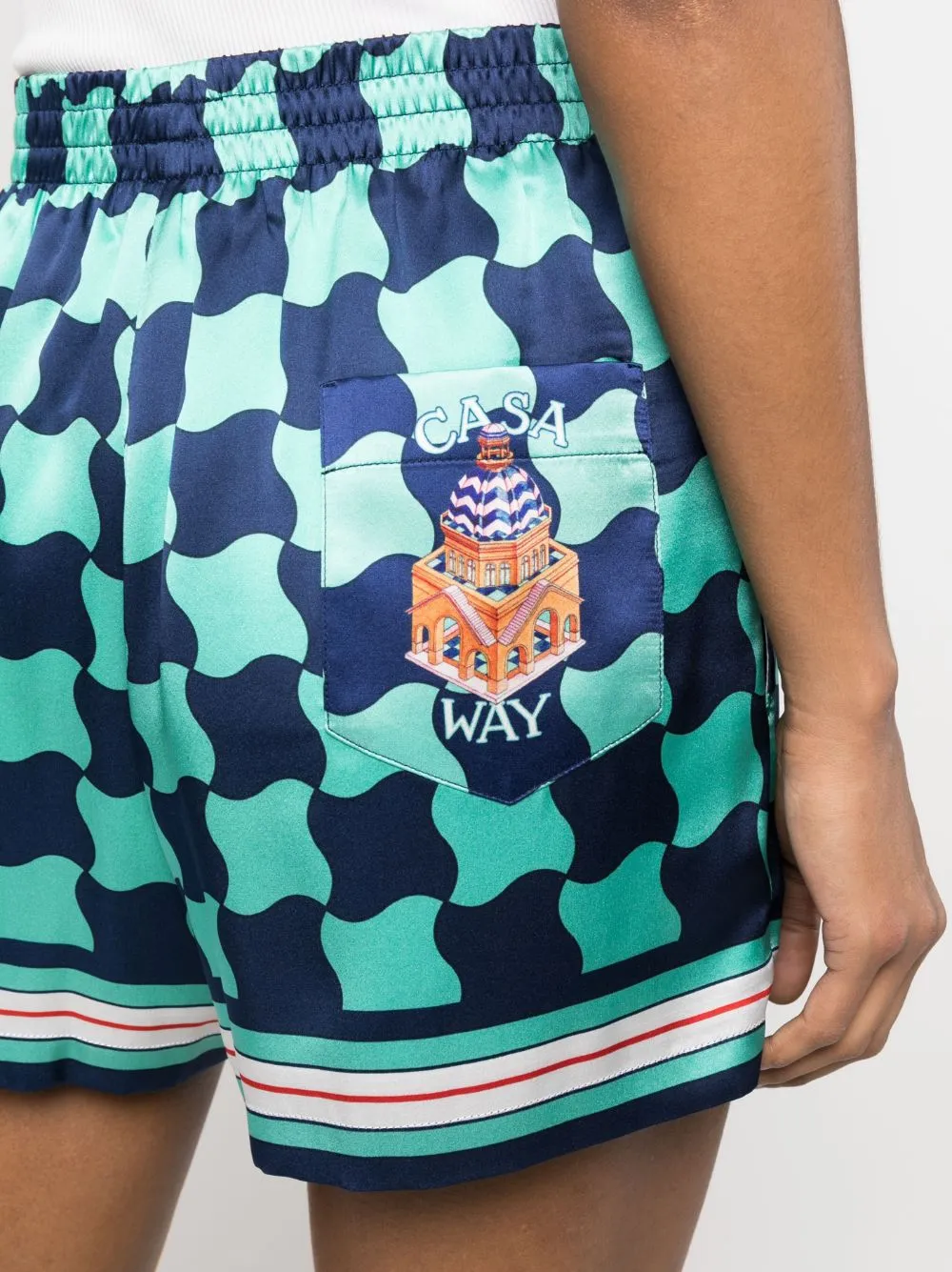 Casa Way silk shorts