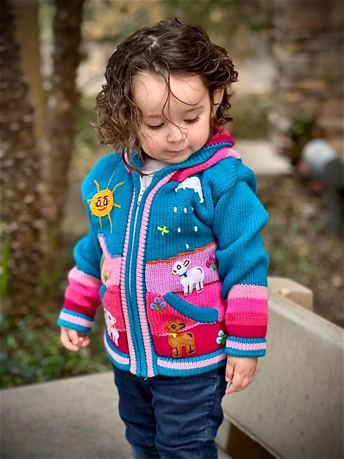Children’s Hand Knitted Sweater Size 4