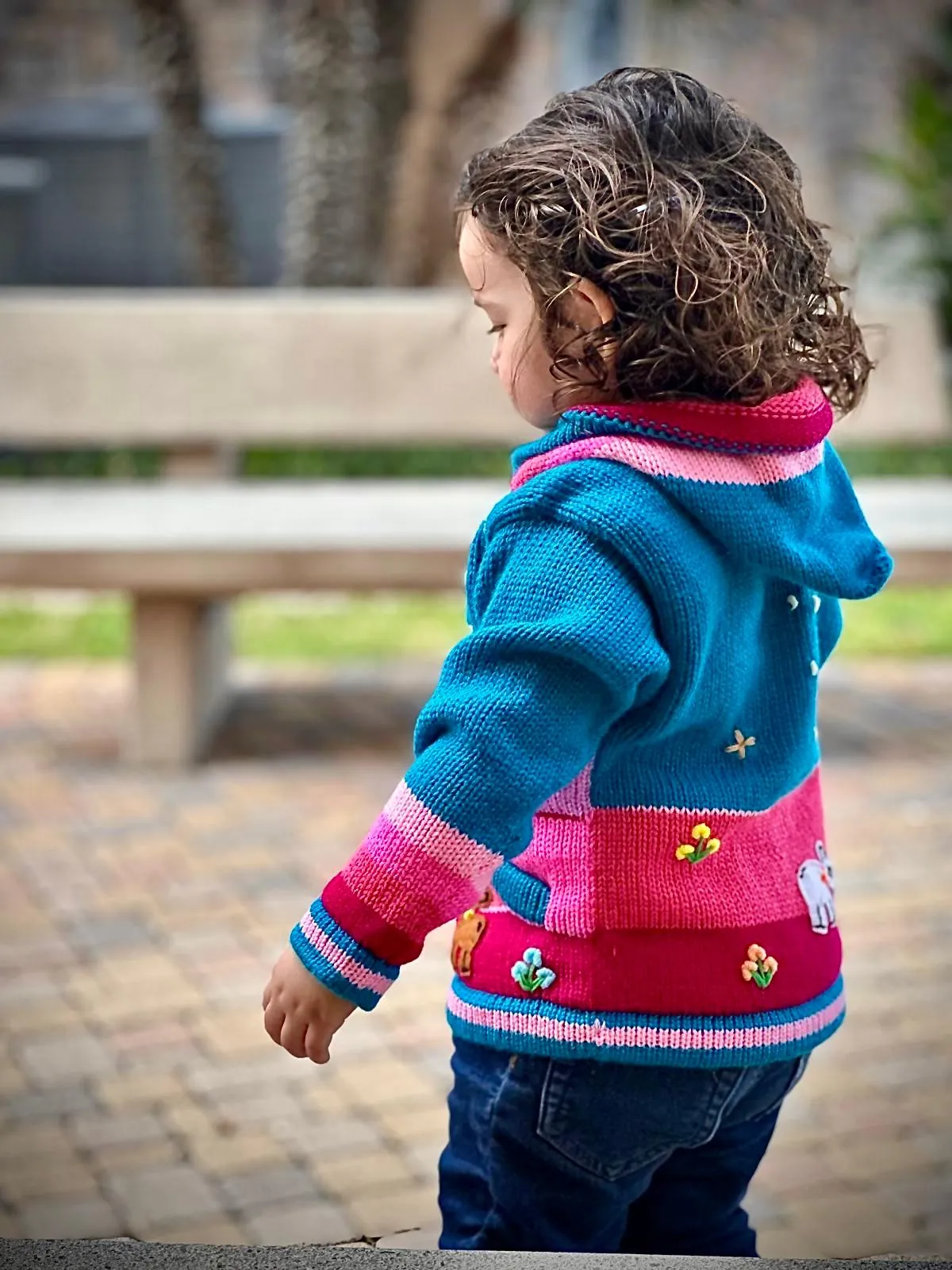 Children’s Hand Knitted Sweater Size 4