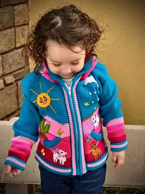 Children’s Hand Knitted Sweater Size 4